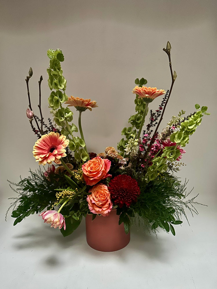 Tango For Two, Floral Container Arrangement - Flowers Saskatoon