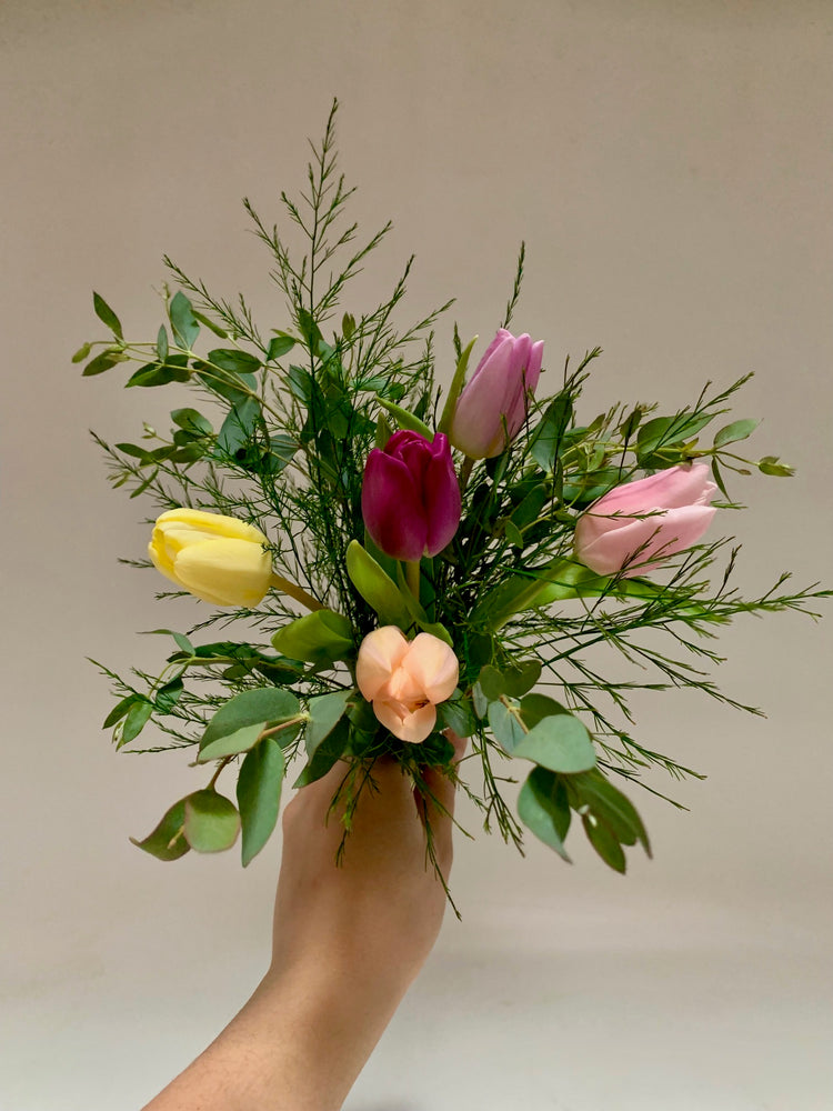 Posey of Tulips - Floral Hand-Tied Bouquet